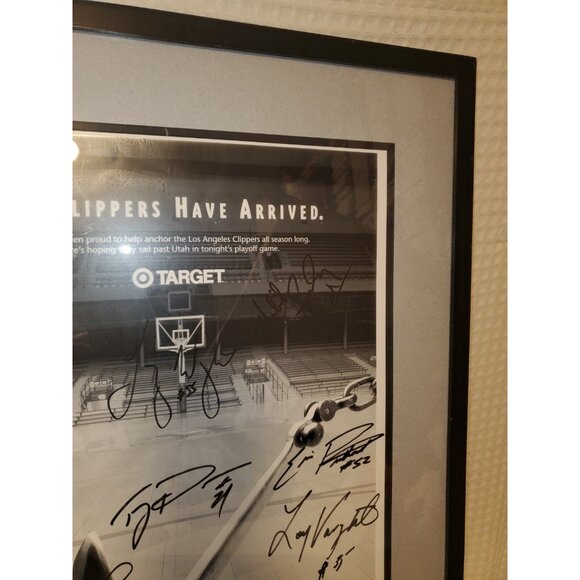 VTG 1997 LA CLIPPERS Playoffs 13 Player Signed Autographed Poster Vs Utah - RARE - Picture 3 of 9